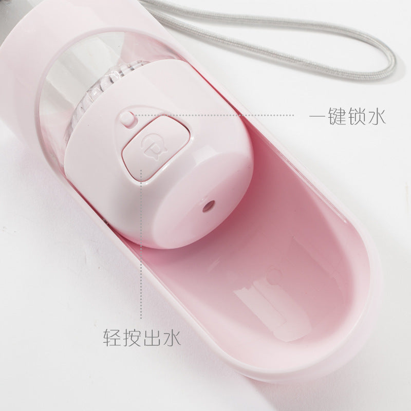 pet water bottle feeder outdoor dog walking supply