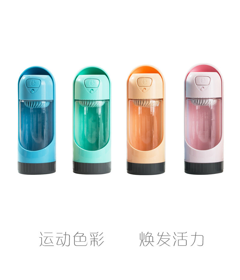 pet water bottle feeder outdoor dog walking supply