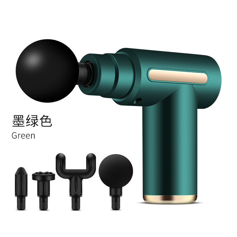 Cross-border new fascia gun electric massager muscle relief massage massage gun USB mini charging fascia gun