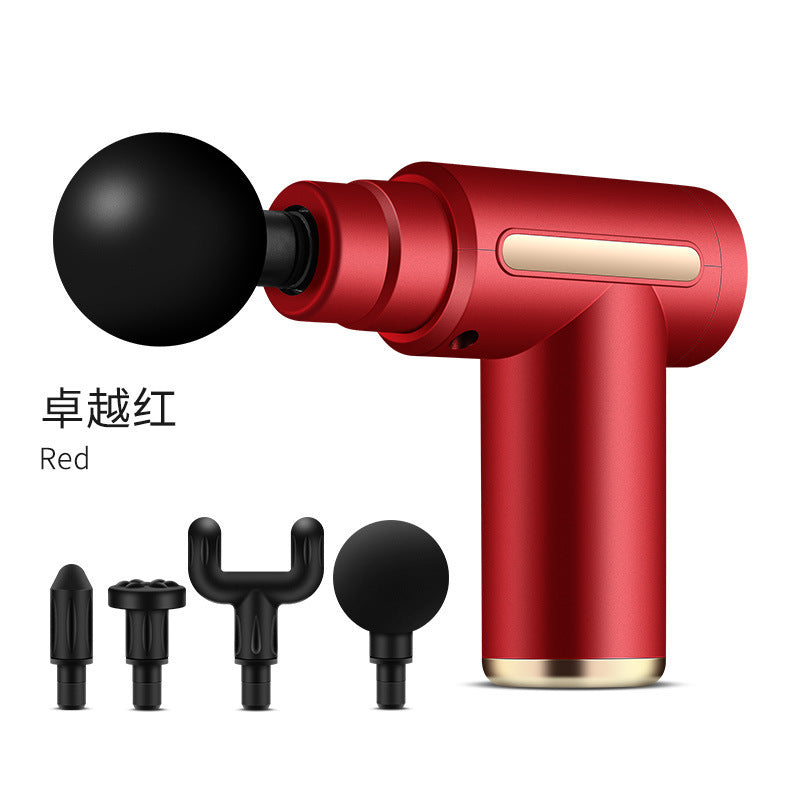 Cross-border new fascia gun electric massager muscle relief massage massage gun USB mini charging fascia gun