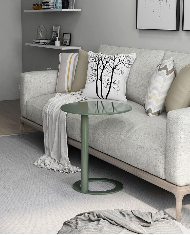 Nordic side table ins light luxury creative coffee table living room simple sofa corner small side table bedroom round table mini