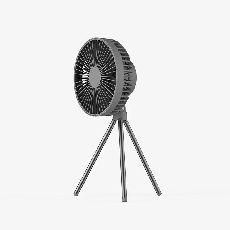 Multifunctional outdoor camping fan household tripod electric fan strong wind portable tent ceiling fan lighting charging