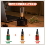 Cross-border new retro candlelight aromatherapy machine humidifier diffuser aromatherapy machine desktop atmosphere light aromatherapy machine wholesale