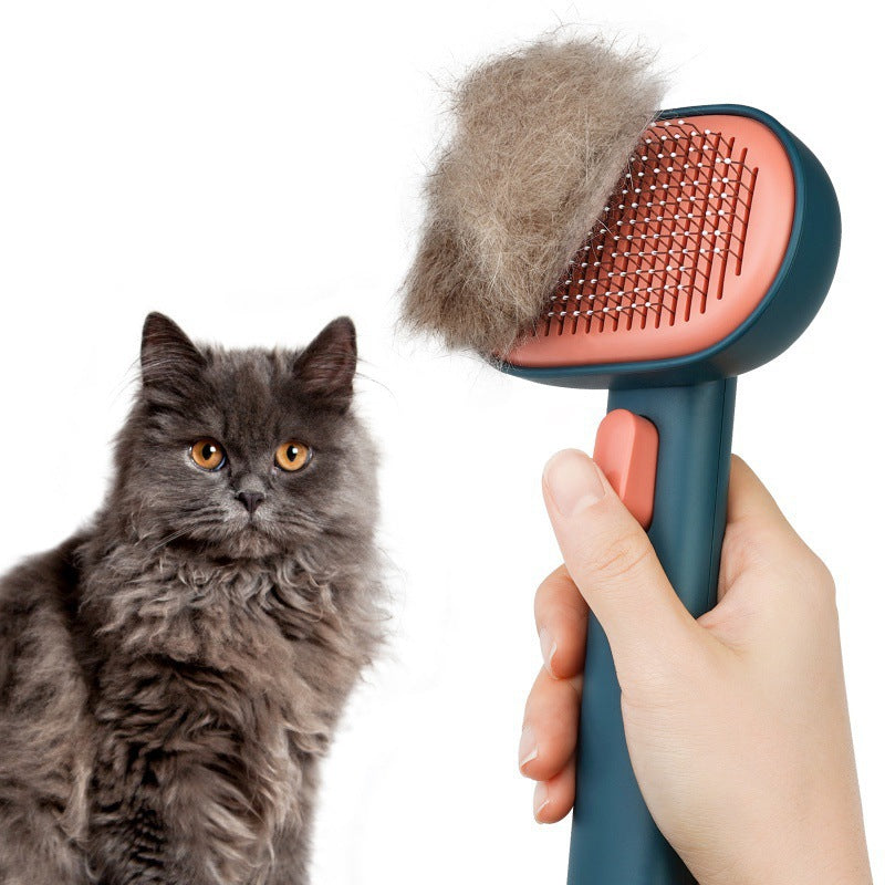 Pet cat and dog hair comb deep remove floating hair dog brush cat brush long hair brush cat hair cleaner