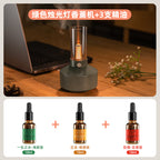 Cross-border new retro candlelight aromatherapy machine humidifier diffuser aromatherapy machine desktop atmosphere light aromatherapy machine wholesale