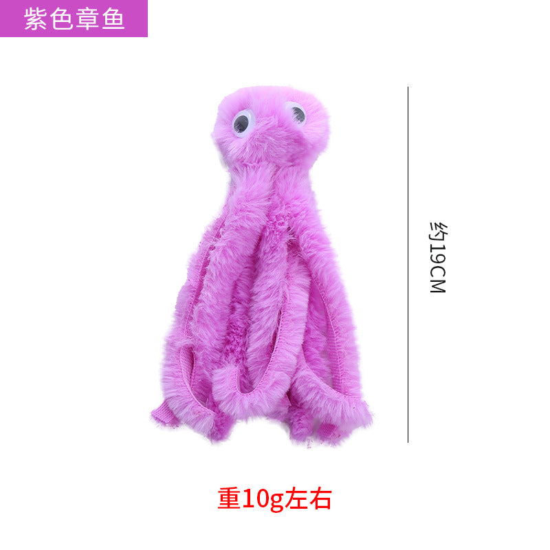 Cross-border pet products manufacturer Octopus cat teaser for kittens, cat teething toys, chewing cat toys