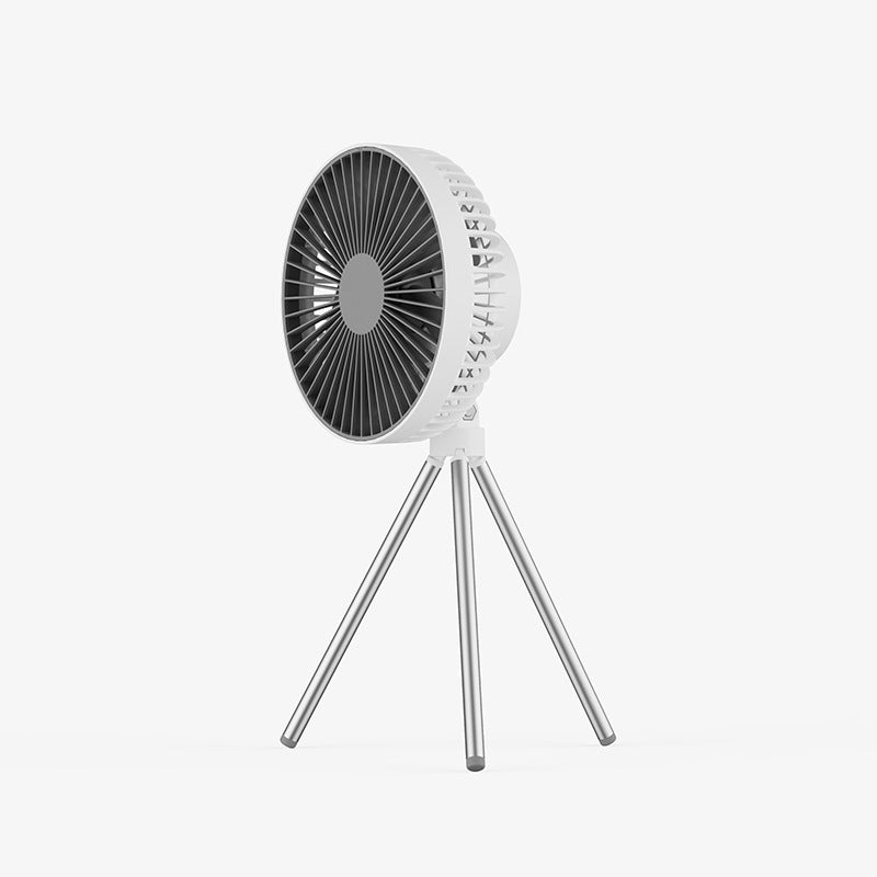 Multifunctional outdoor camping fan household tripod electric fan strong wind portable tent ceiling fan lighting charging