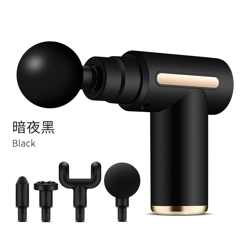 Cross-border new fascia gun electric massager muscle relief massage massage gun USB mini charging fascia gun