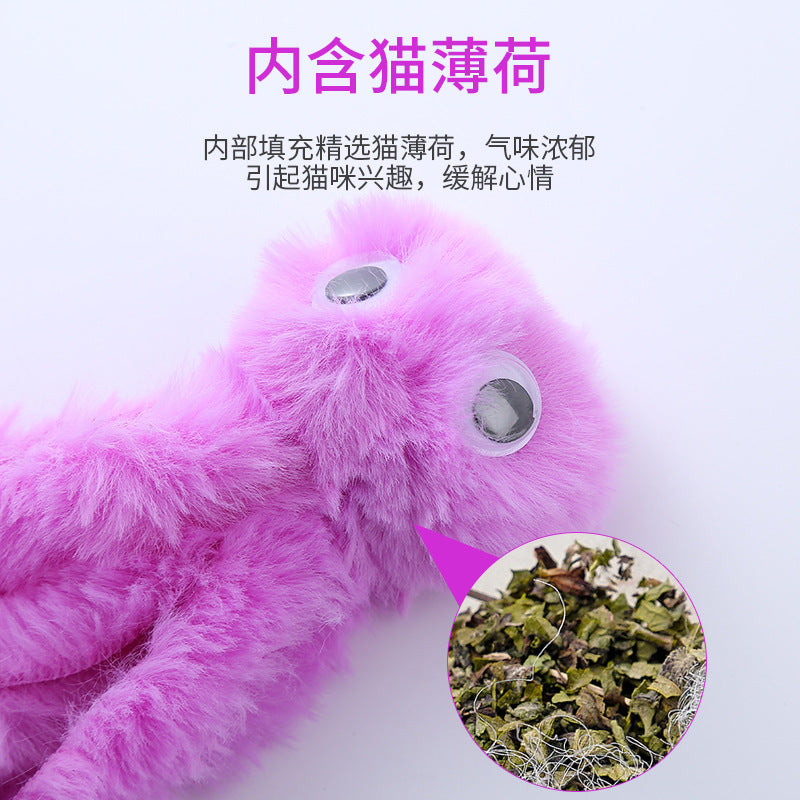 Cross-border pet products manufacturer Octopus cat teaser for kittens, cat teething toys, chewing cat toys
