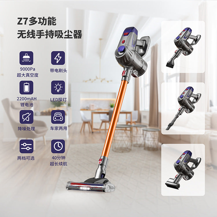 Cross-border vacuum cleaner household wireless handheld large suction high power carpet deep cleaning vacuum mite removal all-in-one machine