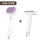 Pet cat and dog hair comb deep remove floating hair dog brush cat brush long hair brush cat hair cleaner