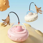 Cat Laser with Feather Toy