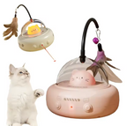 Cat Laser with Feather Toy
